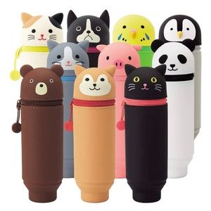 🆕 Punilabo Stand-Up Pencil Case - Boston Terrier